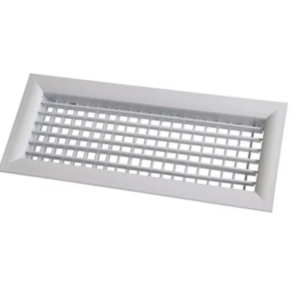 Grille de soufflage à double déflexion – plénum de soufflage PVC